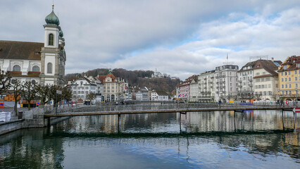 Lucerne is a wonderful city in Switzerland on the shores of a beautiful lake