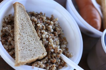 buckwheat in a bowl