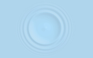 Ripples of gel or soap or milk. Water wave from liquid drop. Vector illustration of a surface that resonates from impact