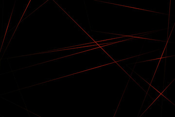 Abstract black with red lines, triangles background modern design. Vector illustration EPS 10.