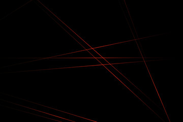 Abstract black with red lines, triangles background modern design. Vector illustration EPS 10.