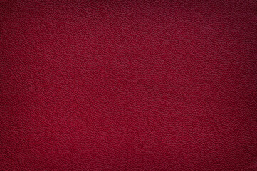 Fototapeta premium The texture of the mahogany red leather, vignette.