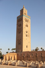 Fototapeta premium Kutubiyya Mosque in Marrakesh, Morocco