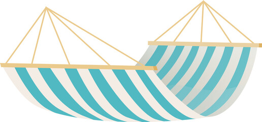Hammock Cartoon Illustration