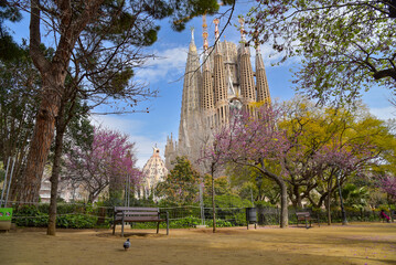 Sagrada Familia in Barcelona / Spanien