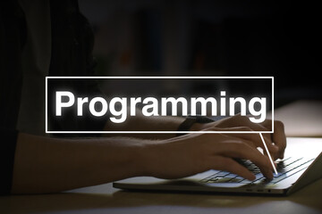 programming on a notebook, designing and building an executable computer program, Software development