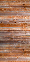 Beautiful rich brown wooden vertical background with copy space