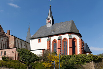 Fototapeta na wymiar Mespelbrunn, Wallfahrtskirche Hessenthal Mariä Himmelfahrt