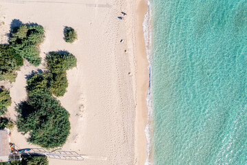 San Pietro in Bevagna top-down drone