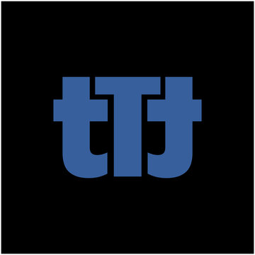 TTT company name initial letters monogram. 