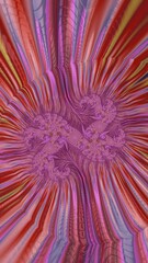 Fractal Graphical Abstract Painting Art Background Texture,Colorful Geometrical Artwork Poster,Modern Conceptual Print,3D Rendering,Illustration