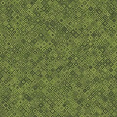 Abstract green geometric seamless pattern. Modern stylish ornament texture