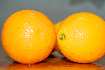 Naranjas  fruta cítrica
