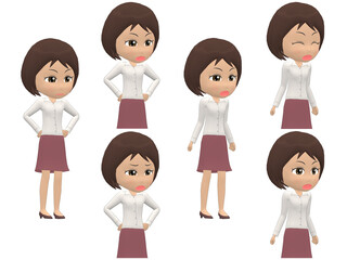 Obraz premium [Angry A] African American Woman shirts bob haircut oblique angle