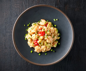 plate of risotto
