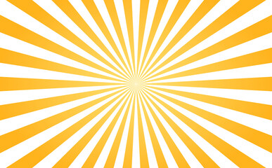 Abstract background with sun rays. Summer illustration with sun rays. Vector. Design of lights of sunburst wallpaper. Bright retro sunbeams and star texture