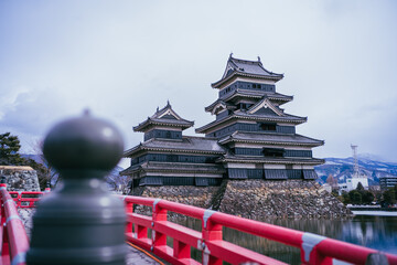 冬の国宝松本城