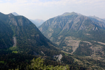 Naklejka premium mountains in the mountains