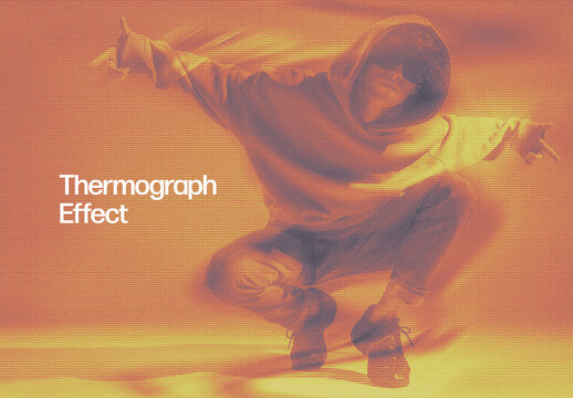 Thermograph Photo Effect