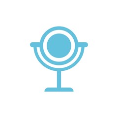 Microphone icon design illustration vector