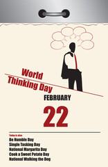 Old calendar World Thinking Day