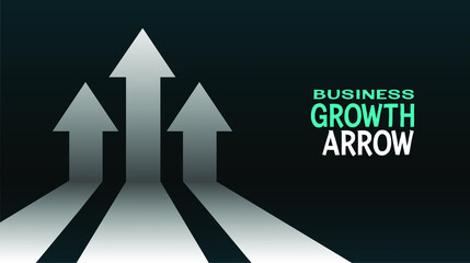 arrow growth background