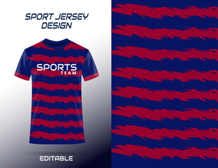 Sport Jersey Fabric Design Soccer Team Uniform Mockup Football Club Ready to Print Garment