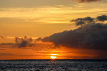Naklejka na ściany i meble Maui Sunsets from Lahaina