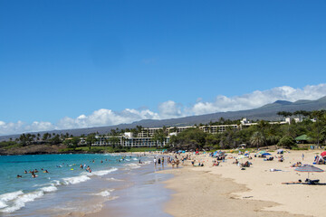 Fototapeta na wymiar Kapuna Beach, Hawai'i