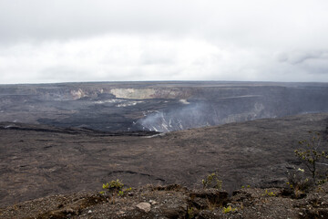 Volcanic Views at Kilauea Crater, Hawaii