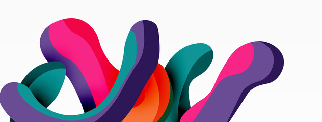 Creative geometric wallpaper. Splash shapes composition background. Techno business template for wallpaper, banner, background or landing