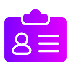 ID gradient icon