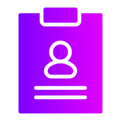 resume gradient icon