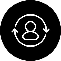 hiring glyph icon