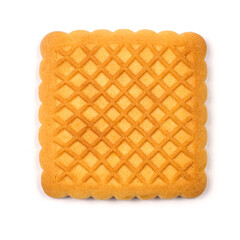 Square cookies on a white background.
