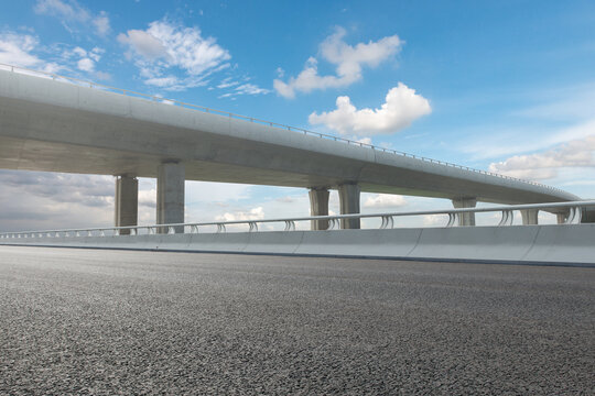 Highways and viaducts leading to the center of the city