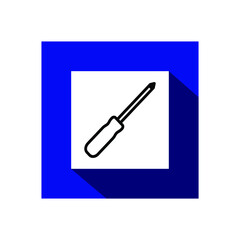 screwdriver icon vector