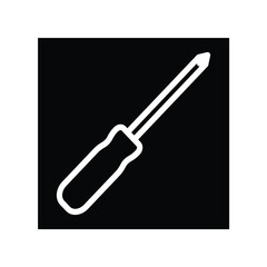 screwdriver icon vector