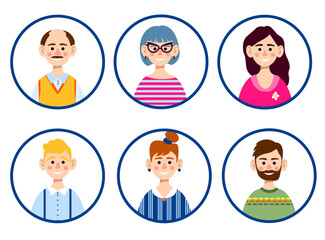 smiley people stickers,cartoon avatars