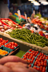 vegetables in the market