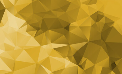 Light Orange polygonal illustration, which consist of triangles. Triangular pattern for your business design. Geometric