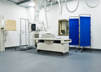Empty X-ray room in hospital