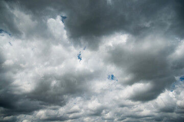 Overcast sky with dark clouds