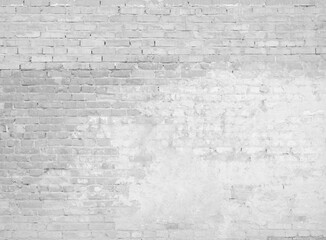 white brick wall