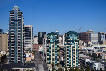 Fototapeta na wymiar San Diego Skyline Views
