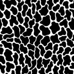 Seamless abstract spots pattern background. Decorative design freehand creative paint. Texture chaotic element.