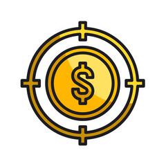 dollar sign with symbol