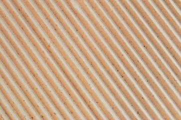 Clean recycled corrugated cardboard texture as background