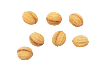 Cookies nuts with condensed milk