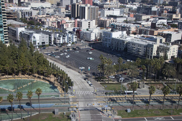 Fototapeta na wymiar San Diego Skyline Views